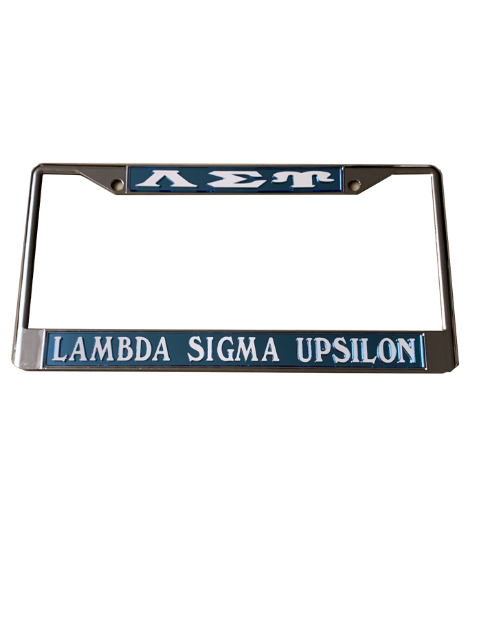 LSU license metal frame