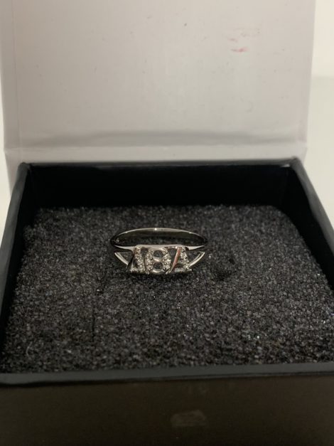 LTA Sterling Silver Crystal Ring
