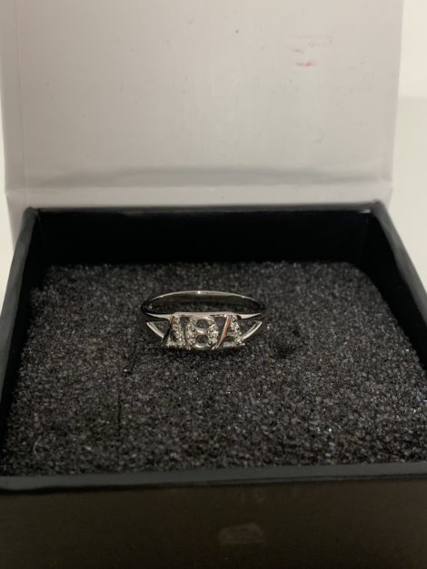 LTA Sterling Silver Crystal Ring